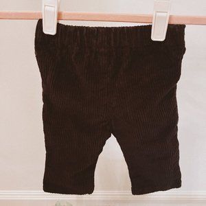 Kate Quinn Corduroy Stretchy Pants in Chocolate Brown - 12-18m